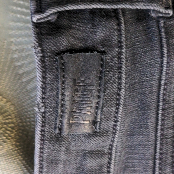 PAIGE Hoxton Ankle Black Jeans - Picture 5 of 6